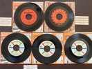 ROULETTE	 LABEL JOEY DEE BUDDY KNOX PARTY DOLL SHOUT 45 rpm RECORDS SLEEVES