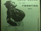 LP V.A. RARE BLUES OF THE TWENTIES - no. 4, US