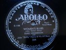 Duke Henderson 78rpm Single 10-inch Apollo Records #384 Women's Blues