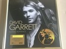 David Garrett Gold Award Classic Romance - goldene Schallplatte - Musikpreis