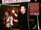 ICONS OF FILTH - Not On Her Majesty's Service Black Vinyl LP Crass Discharge