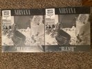 Nirvana-Bleach Vinyl LPs Blue/Black and Red/Black Marble variants NEW