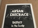 Aryan Disgrace 7” 1983 Uncensored Rare Mystic Record Punk Hardcore Ramones Vinyl