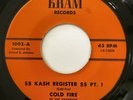 COLD FIRE OF THE KASHMERE STAGE BAND Kash Register KRAM 45 Funk Breaks