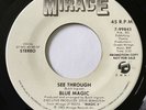 BLUE MAGIC See Through MIRAGE 45 Funk Boogie Promo