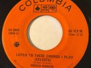 FOLK PSYCH Roger Rodier LISTEN TO THE CHORDS I PLAY Columbia 45 rare Canadian