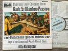 SAX 2525 COLUMBIA B/S OTTO KLEMPERER BACH CHORUSES CHORALES