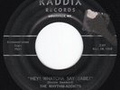 Primitive KY Rockabilly RHYTHM-ADDICTS Hey  Whatcha Say Babe  45 Raddix HEAR