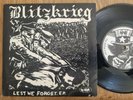 BLITZKRIEG – Lest We Forget EP – NO FUTURE FIRST PRESS Punk 7” Vinyl