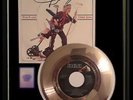 DOLLY PARTON NINE TO 5 GOLD METALIZED  RECORD RARE 45 PM 9 TO 5 SLEEVE NON RIAA