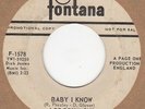 Lee Drummond Baby I Know Fontana Demo F-1578 Soul Northern Motown