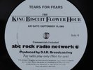 TEARS FOR FEARS 9/15/85 KING BISCUIT FLOWER HOUR LP VG+ w/ promo sheet **