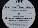 Y&T September 22, 1985 KING BISCUIT FLOWER HOUR 2XLP VG+ w/ promo sheet **