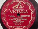 John McCormack OH COME ALL YE FAITHFUL / THE PALMS (Victrola 6607) 1926 12