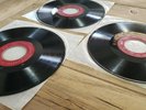 3 Rare 1963 Seeburg 1000 Industrial Red Label Library Records 16 2/3RPM Columbia