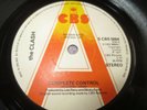 THE CLASH COMPLETE CONTROL UK DEMO  CBS 1977 PIC SLEEVE