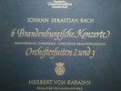 Bach: Brandenburg Concertos etc. / Karajan / BPO / DG 3 LP box 138 976/78 TULIP