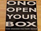 Yoko Ono Open your Box Orange Factory Remix