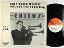 Chet Baker Quintet - Exitus Vol. 1 LP - Replica Italy Mono