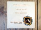 HMV CSLP506 -A Violin Recital- Fritz KREISLER - LAMSON - RUPP - FACTORY SAMPLE