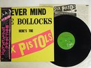 SEX PISTOLS NEVER MIND THE BOLLOCKS VIRGIN VIP-6986 Japan OBI VINYL LP