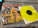 IRON MAIDEN. S/T. LP CZECH YELLOW VINYL. RARE.