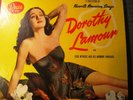 DOROTHY LAMOUR Favorite Hawaiian Songs Dick McIntyre Hawaiians DECCA Album A-371