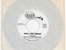 LANCE FOX & THE BLOODHOUNDS That's Your Problem BANG WLP MINT UNPLAYED GARAGE 45