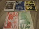 U2 THE 1ST RARE FANZINE MAGAZINE NUMBER 1, 2, 3, 4, 5  (1981-1982) OCTOBER ...