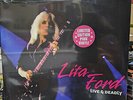 LITA FORD - Live & Deadly PINK Vinyl (Runaways)Black Widow Bad Love Kiss Me