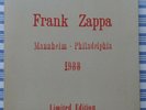 Rare Zappa vinyl: Mannheim - Philadelphia 1988 - red edition - limited 5/12
