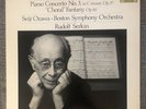 Beethoven Piano Concerto No 3 Ozawa-Boston Symphony Orchestra SERKIN Telarc LP