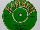 Bob & Marcia - Always Together / Desperate Lover - 1970 UK Reggae - Bamboo BAM40