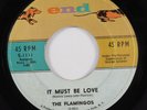R&B Doo Wop Popcorn 45 FLAMINGOS It Must Be Love END HEAR