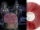 The Return of the Living Dead Soundtrack Vinyl LP Clear with Blood Red Splatter