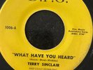 NORTHERN SOUL /POPCORN terry Sinclair 'what have you heard' US