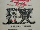 1979 Sondheim Sweeney Todd Original Broadway Cast Vinyl Record RCA w/Booklet