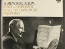 ERNST VON DOHNANYI: plays his own music for piano EVEREST 12