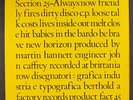 SECTION 25: always now FACTORY 12