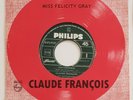 CLAUDE FRANCOIS pochette cible rouge philips - j'attendrai - PROMO - Juke box