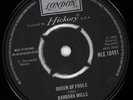 BARBARA MILLS Queen of Fools 7 INCH VINYL UK London 1975 Boxed Label Design of