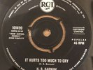 H B Barnum It Hurts Too Much To Cry Australian RCA Victor Northern Soul