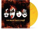 THE MANY FACES OF KISS. 2 X YELLOW Splatter Vinyl LP LTD/1500 VYN041