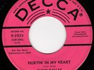 1960 45 VINYL RECORD JIMMY DALLAS HURTIN' IN MY HEART MY KIND OF LOVE ROCKABILLY