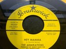 THE ADMIRATIONS - Hey Mamma / Lonely Street - Northern Soul Promo NM- clean