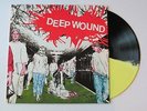DEEP WOUND S/T LP PUNK KBD HC J Mascis DINOSAUR JR BLACK/YELLOW VINYL UNPLAYED
