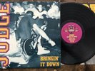 JUDGE   Bringin' It Down maroon 3rd Press with Poster NYHC Revelation VG++