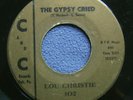 Lou Christie...The Gypsy Cried...C and C Records Orig Rock Doo Wop 45 RPM 1962