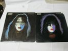Kiss Paul Stanley Vinyl LP Casablanca and Ace Frehley as is