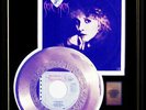 STEVIE NICKS STAND BACK 45 RPM GOLD METALIZED RECORD RARE  NON RIAA AWARD